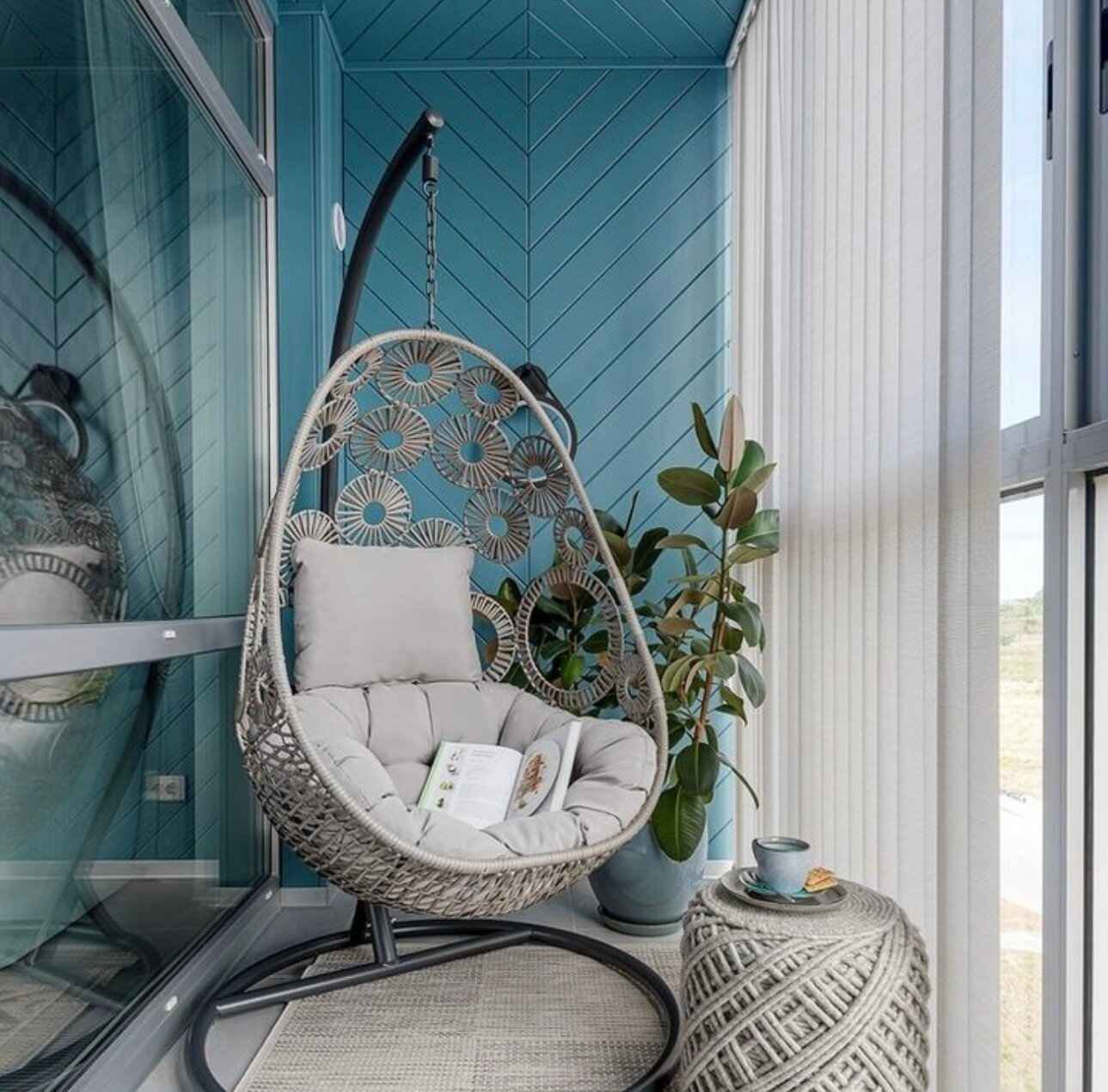 Swing Chair with stand for adults